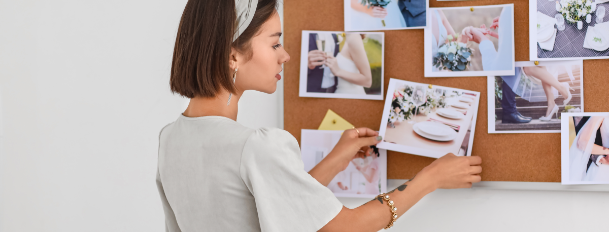 come si crea la moodboard da sposa per il matrimonio